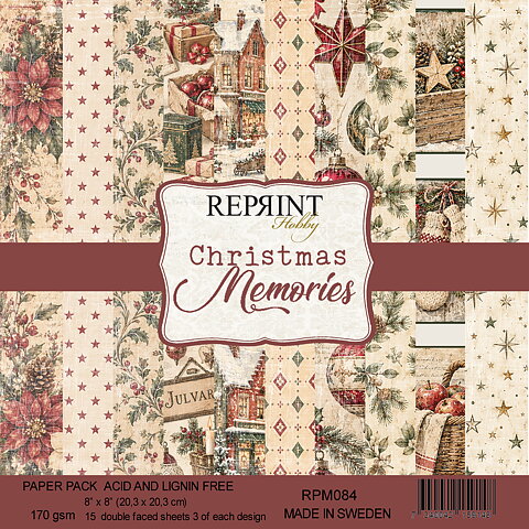 Paperpack Reprint - Christmas  Memories Collection -  8x8