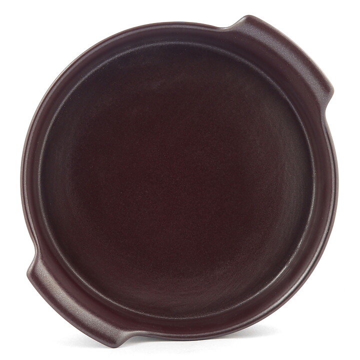  Stig Lindberg (Terma 1955) Brown Modern Oven Dish 24 cm #20 <with Box>