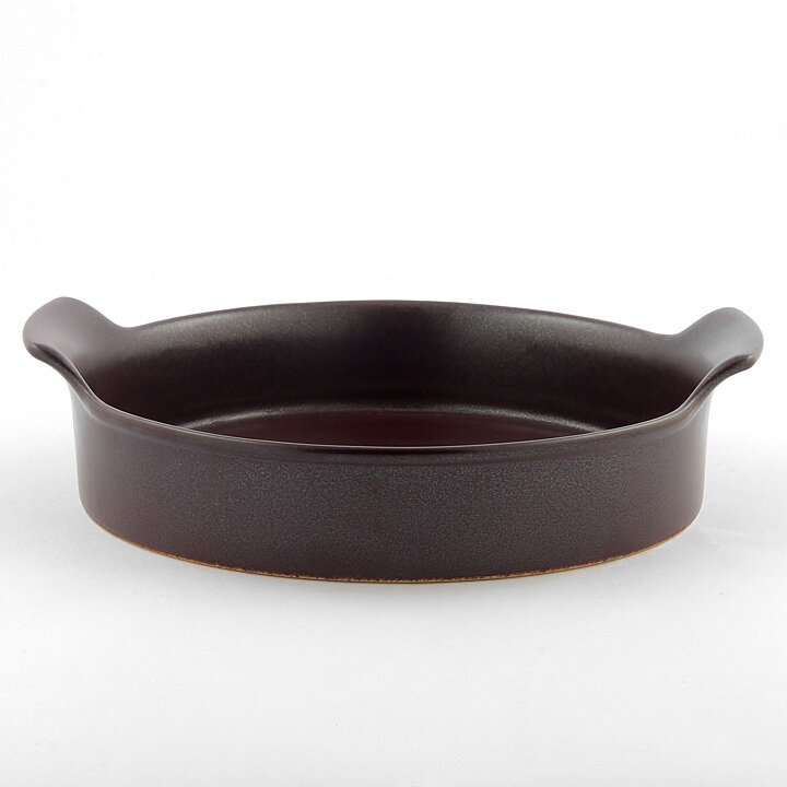  Stig Lindberg (Terma 1955) Brown Modern Oven Dish 24 cm #20 <with Box>