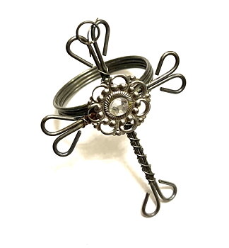 Servettring Diamant smide fransk lantstil shabby chic