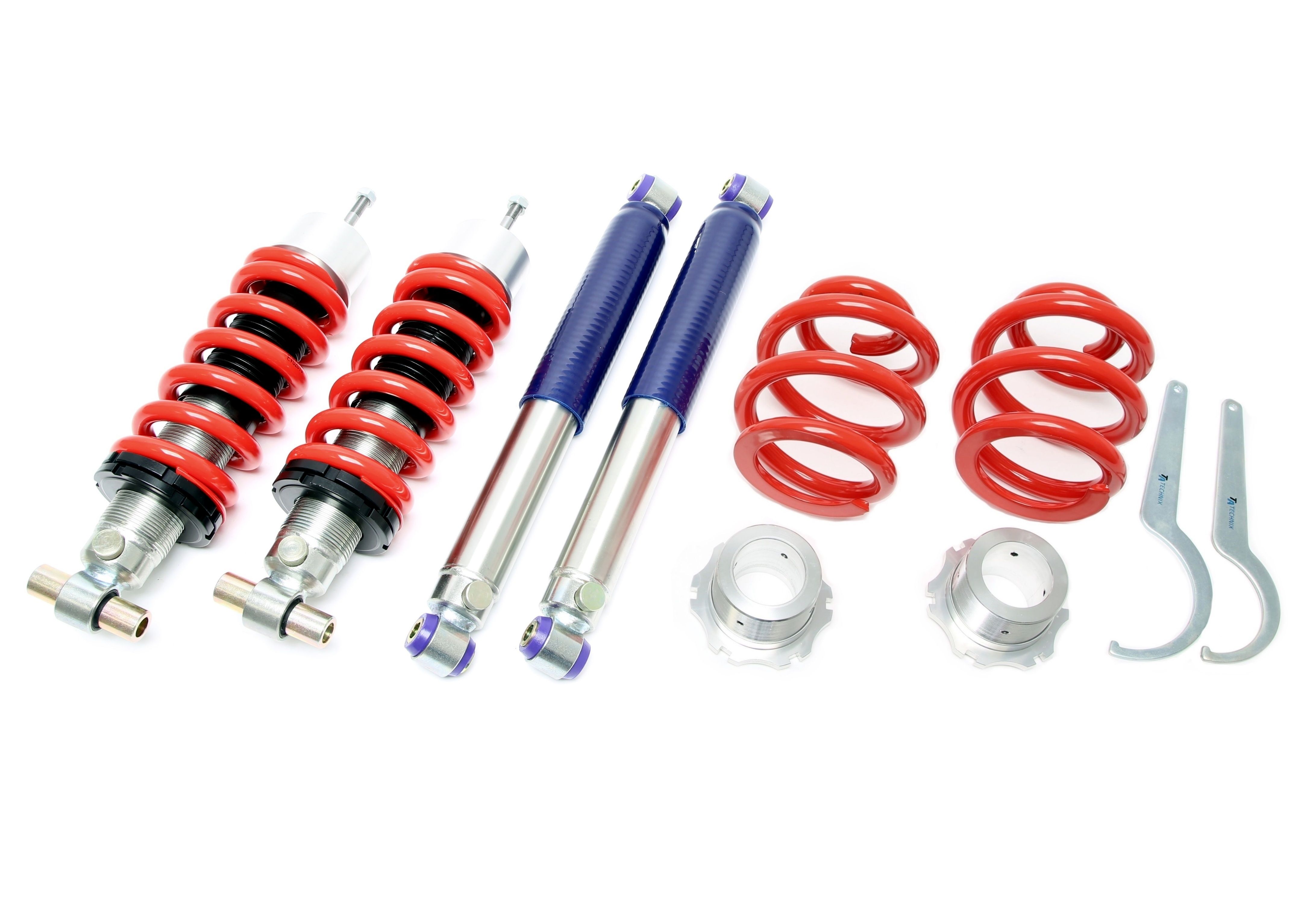 TA Technix dämpningsjusterbara coilovers – VW Transporter T3 1979–1992, ej Syncro