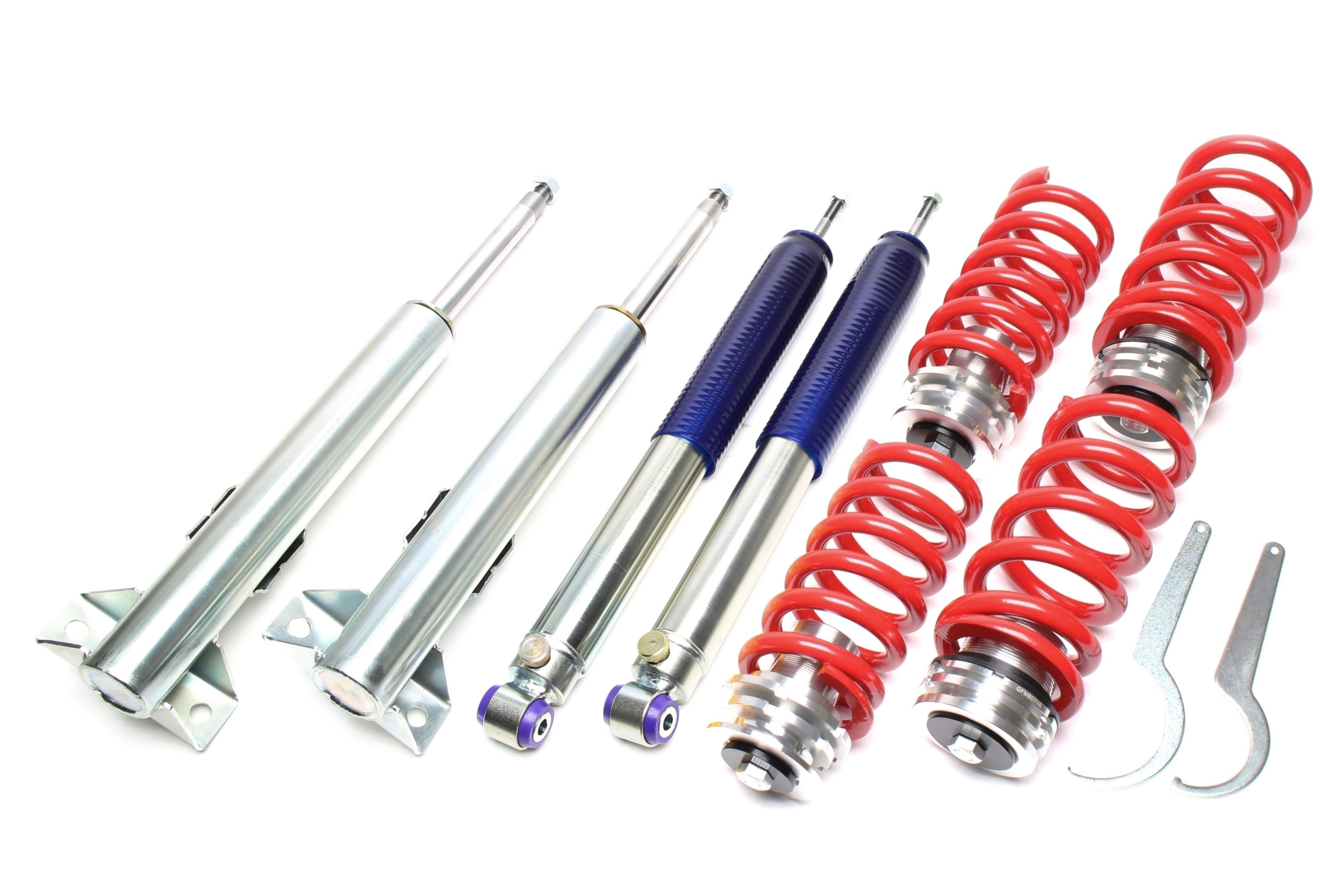 TA Technix dämpningsjusterbara coilovers – Mercedes 190 W201 1982–1993