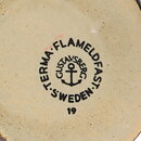  Stig Lindberg (Terma 1955) Brown Modern Butter Pan 14 cm #19 <with Box>