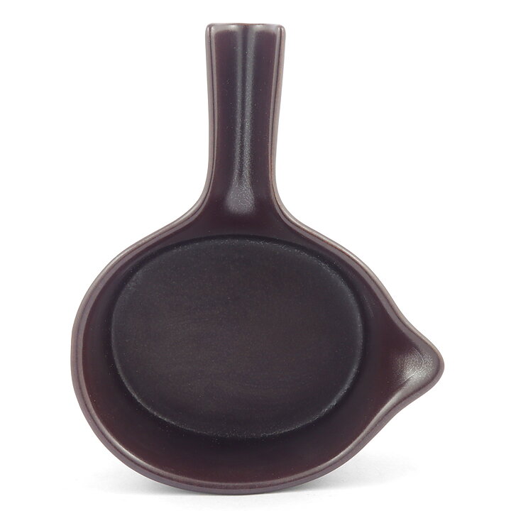  Stig Lindberg (Terma 1955) Brown Modern Butter Pan 14 cm #19 <with Box>