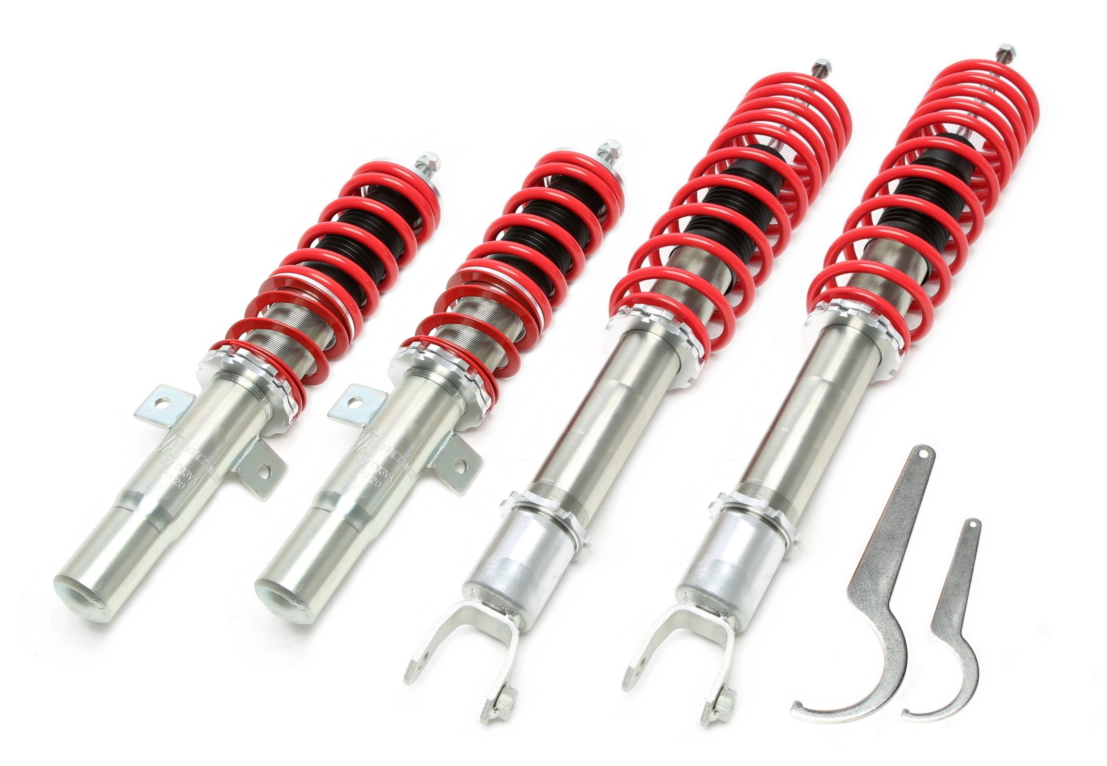 TA Technix Deep Version coilovers – Ford Fiesta IV / Ka / Puma / Mazda 121 – gaffelfäste bak
