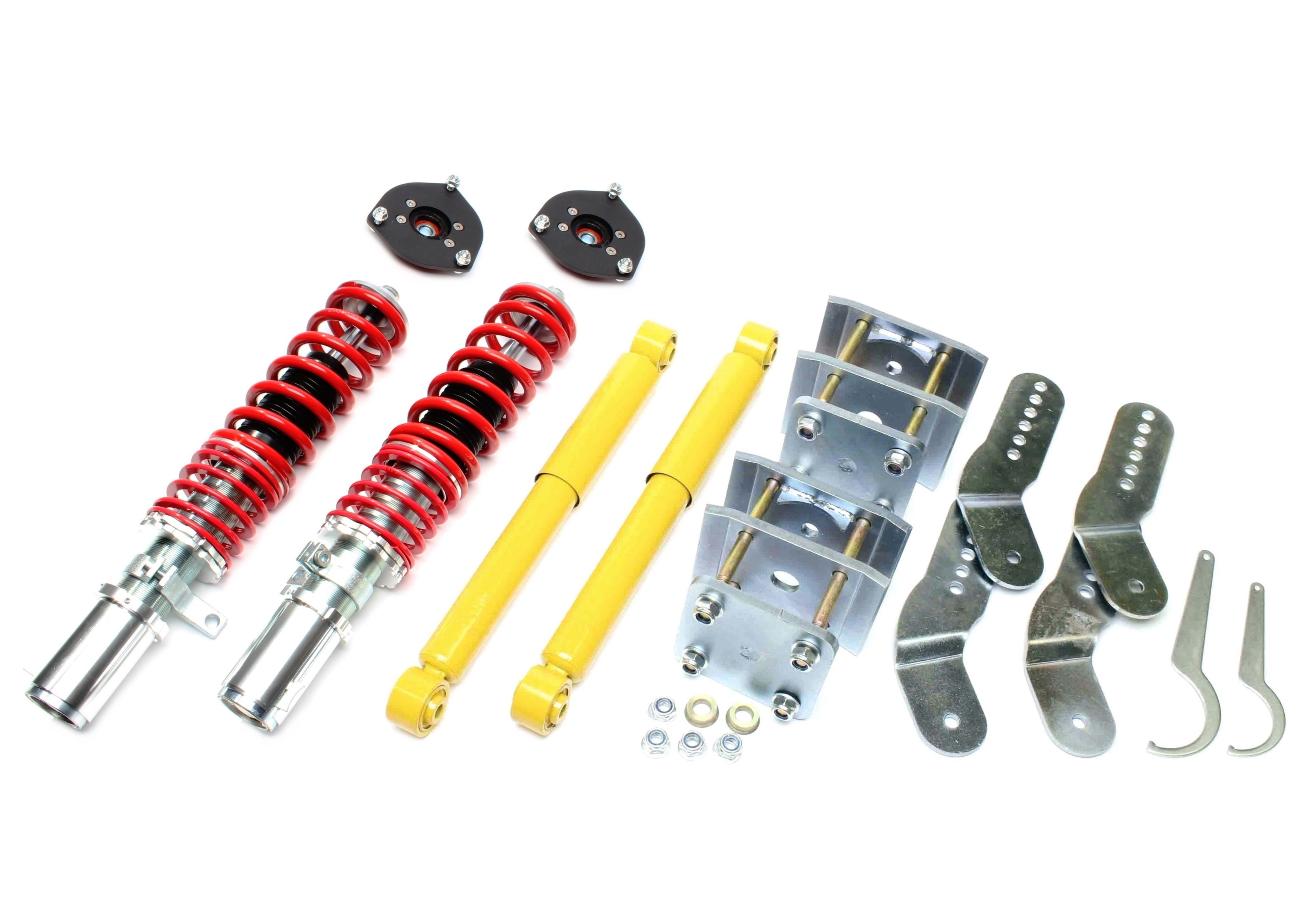 TA Technix Deep Version coilovers – VW Caddy III 2K – enkelbladfjädring