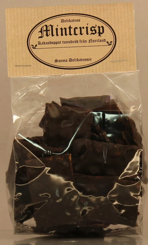Kakaodoppat tunnbröd mintcrisp