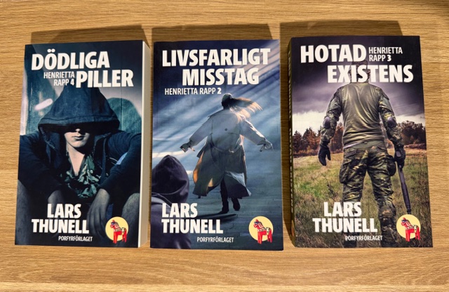 Henrietta Rapp – Bokpaket med 3 spännande Daladeckare av Lars Thunell