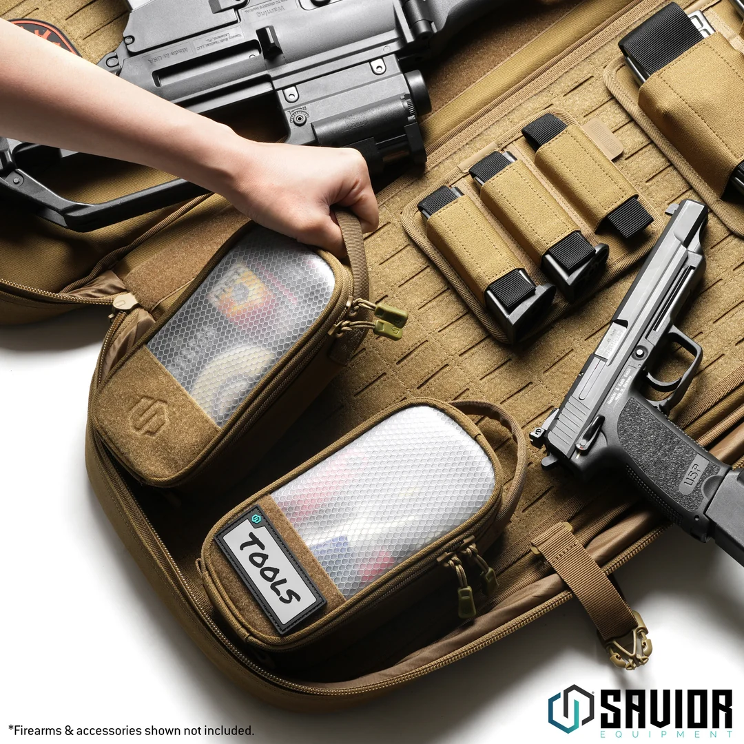 Savior Equipment CORE 8X4 Pouch with Hook Backing - FDE - 1pc 3