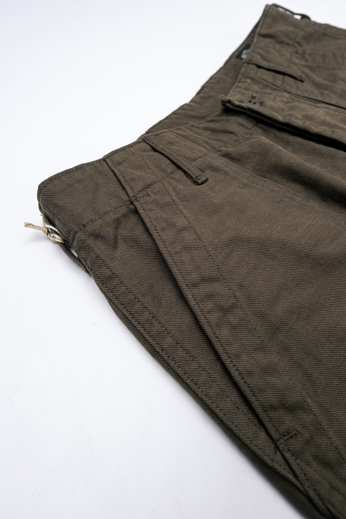 orSlow - Brushed Serge Fatigue Pants Regular Fit Coffee Brown - 5