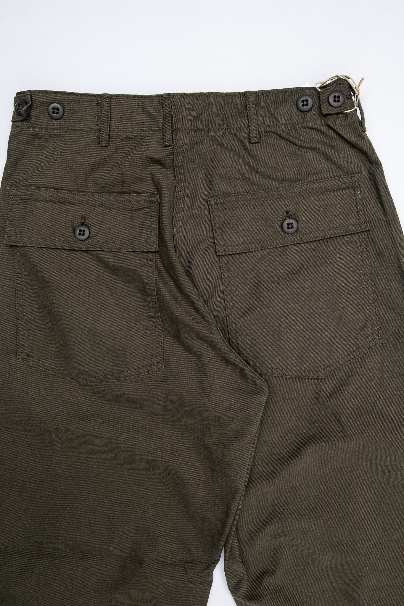 orSlow - Brushed Serge Fatigue Pants Regular Fit Coffee Brown - 8