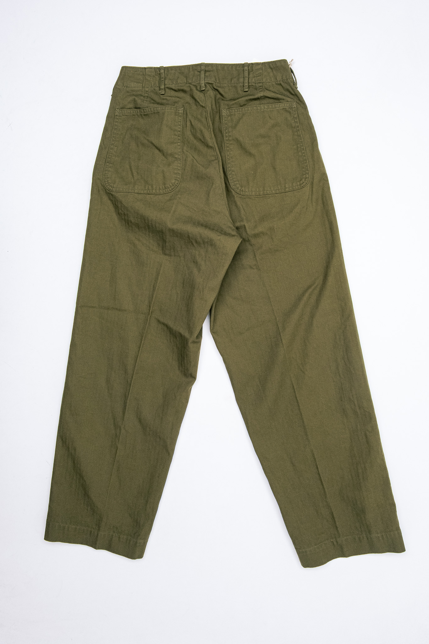 orSlow - U.S. Navy Wide-Fit Utility Pants Dark Olive - 3