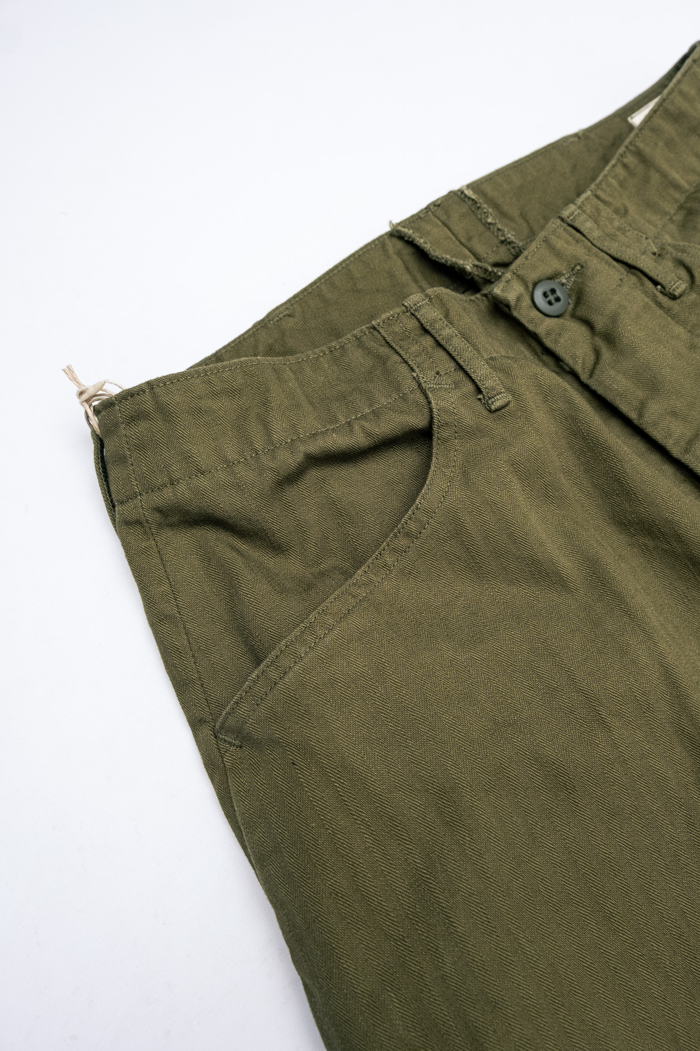 orSlow - U.S. Navy Wide-Fit Utility Pants Dark Olive - 4
