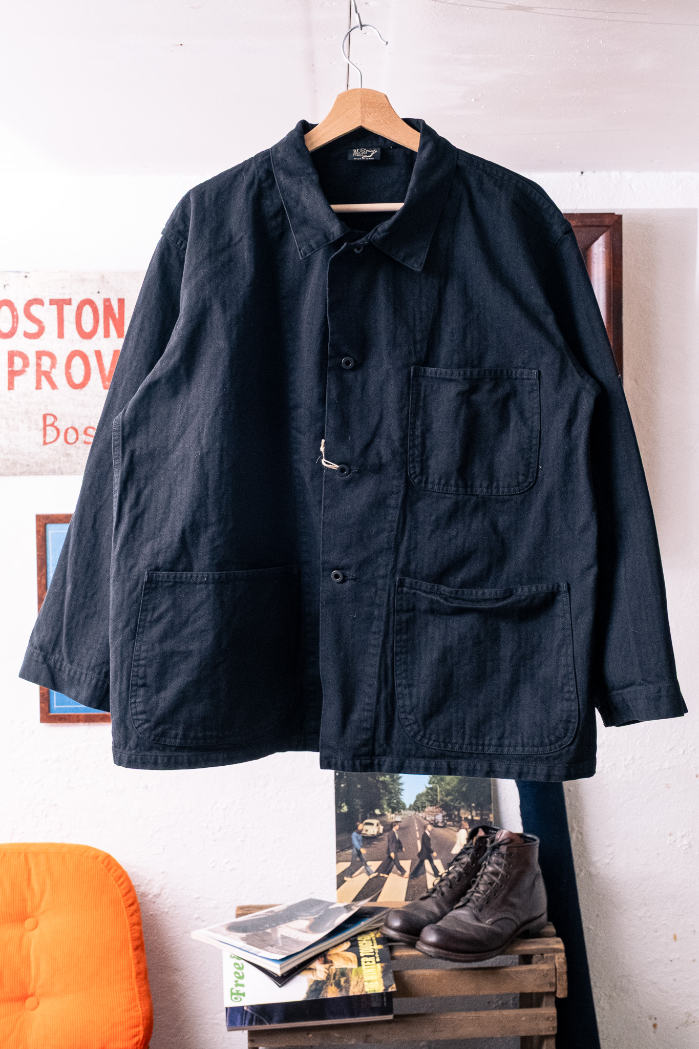 orSlow - USMC Herringbone Coverall Black