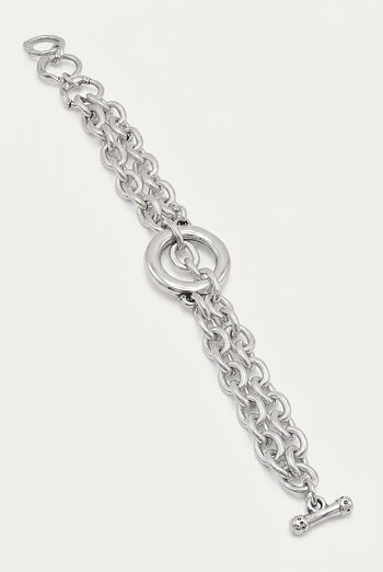 Ciclón - Melina Bracelet Silver 