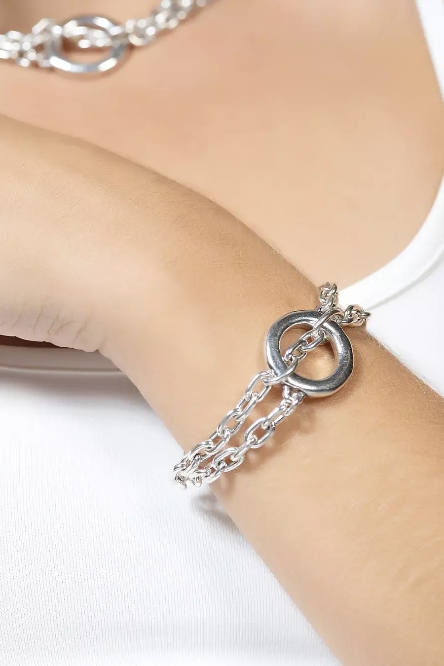 Ciclón - Melina Bracelet Silver 