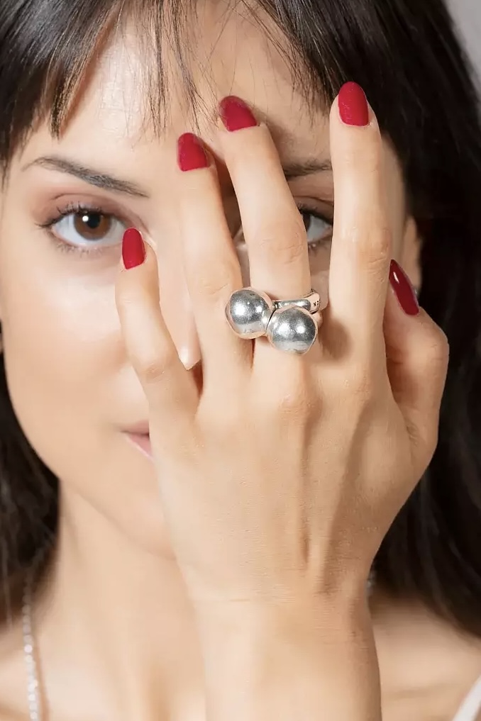Ciclón - Spherik Ring Silver  - 4