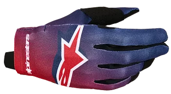 GLOVES YTH RADAR RED/BLUE
