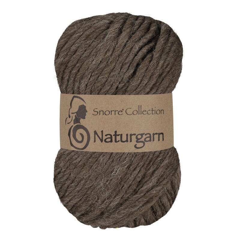 Naturgarn 50 g Brun 608 Viking Garn