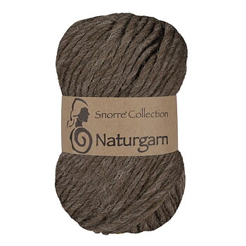Naturgarn 50 g Brun 608 Viking Garn