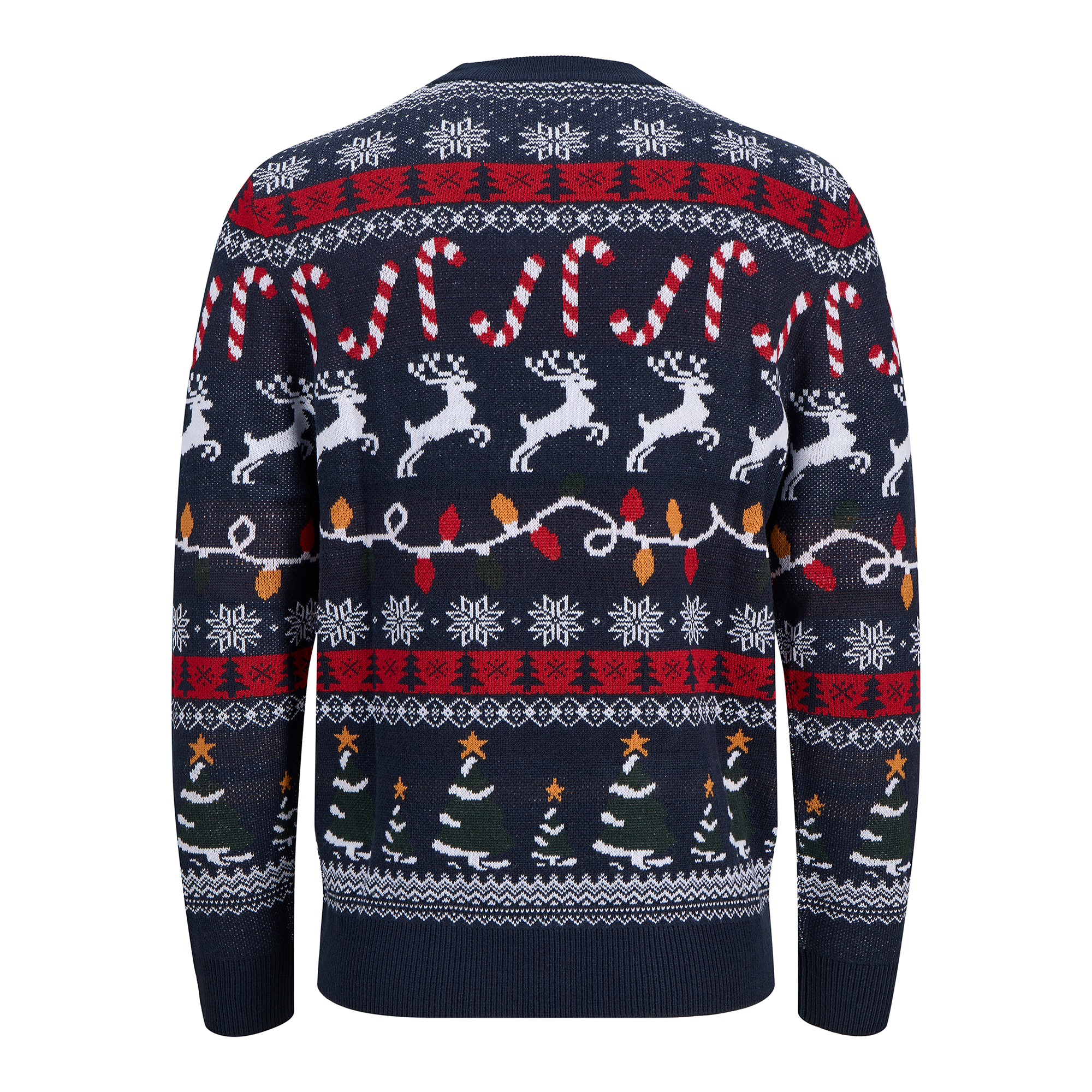 Jack & Jones Jjxmas Santa Knit Crew Neck - 3