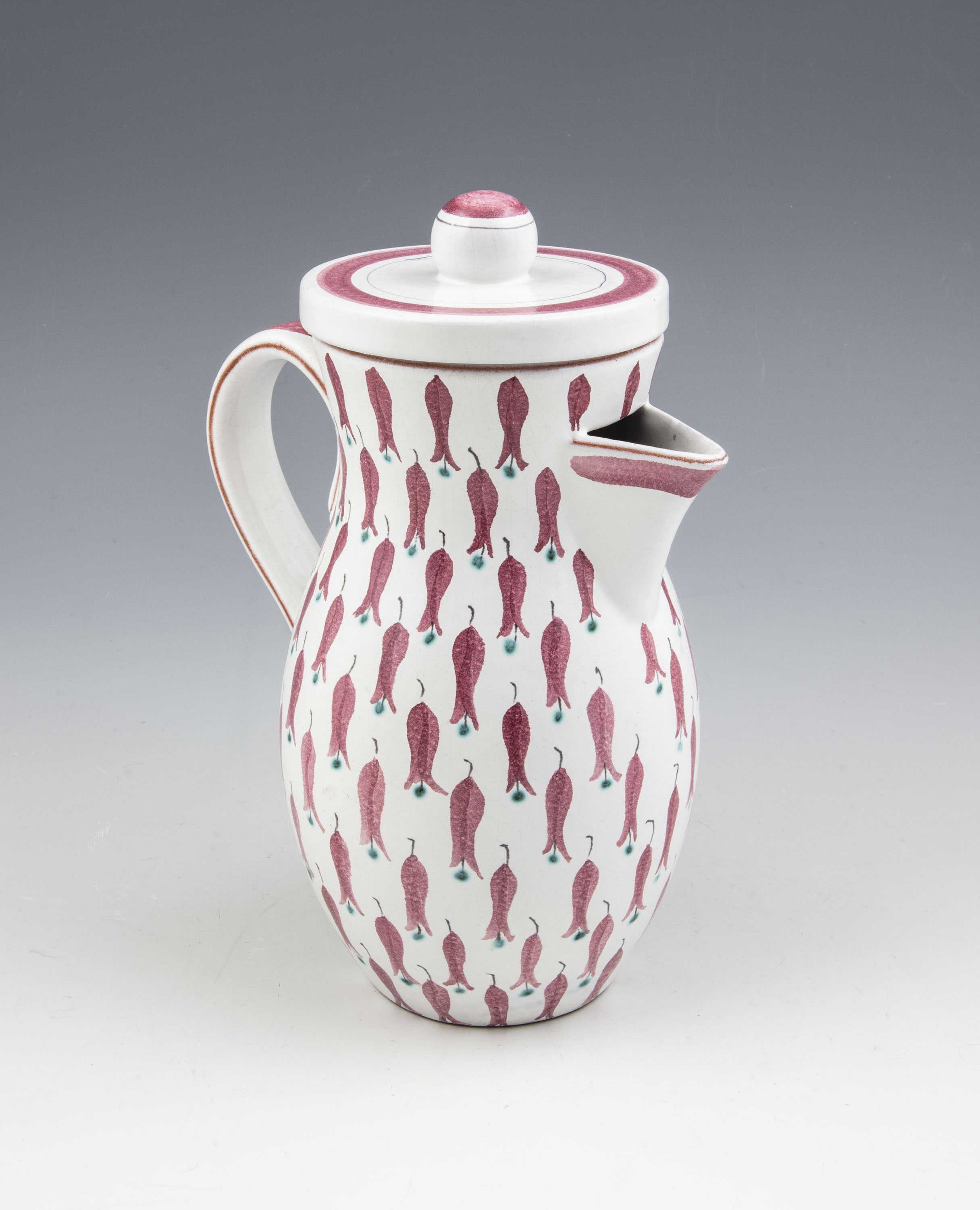 Jug with lid - Faience