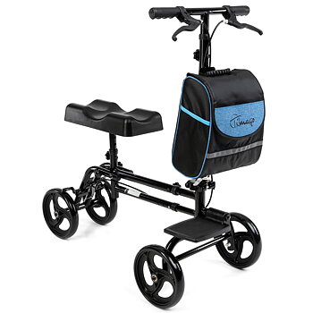 Knee Walker knärullator med fotstöd och väska