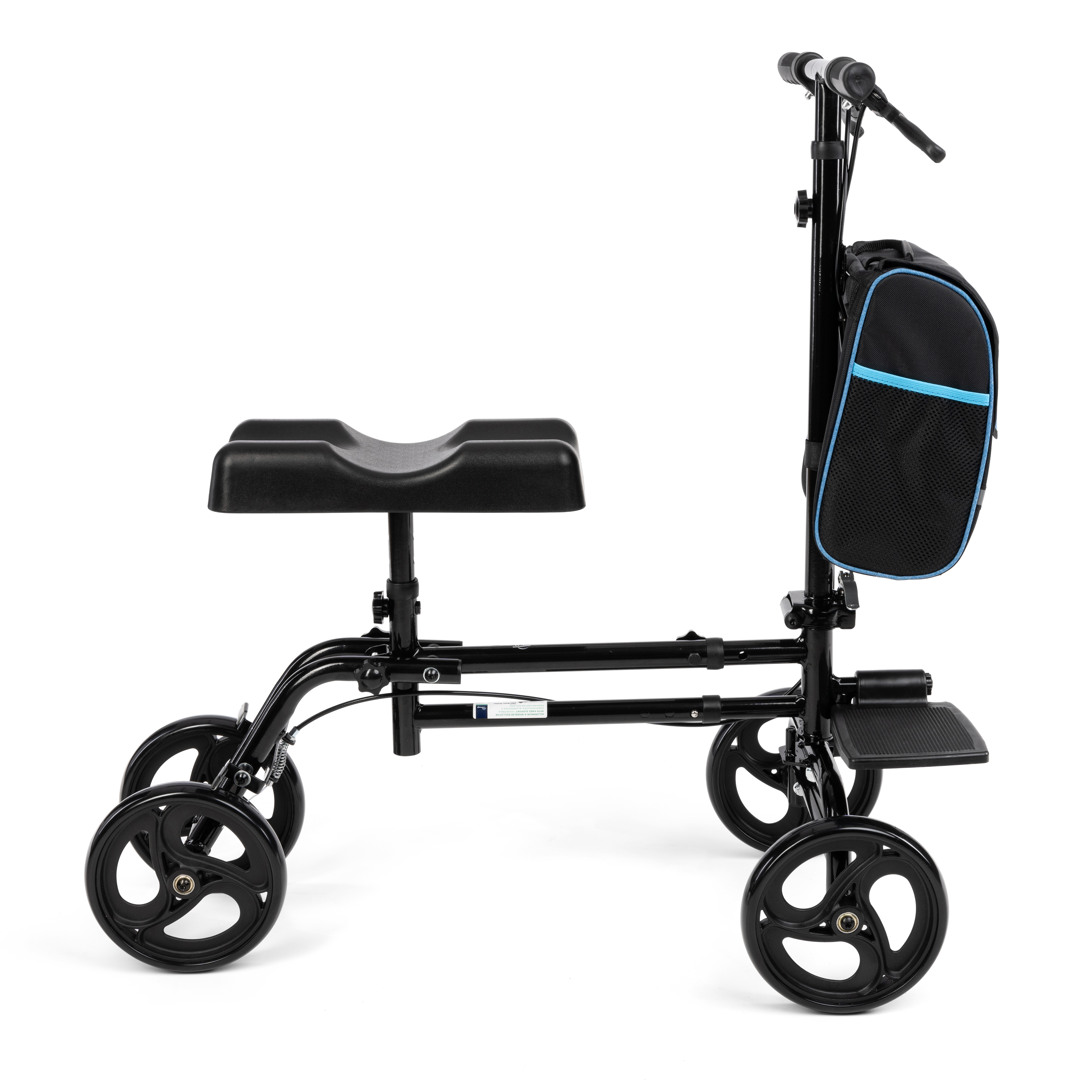 Knee Walker knärullator med fotstöd och väska - 3