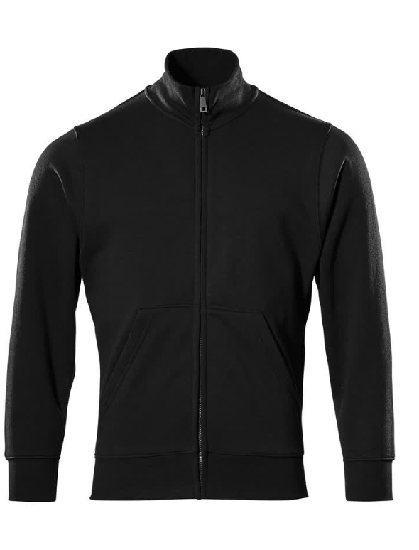 Sweatshirt med blixtlås