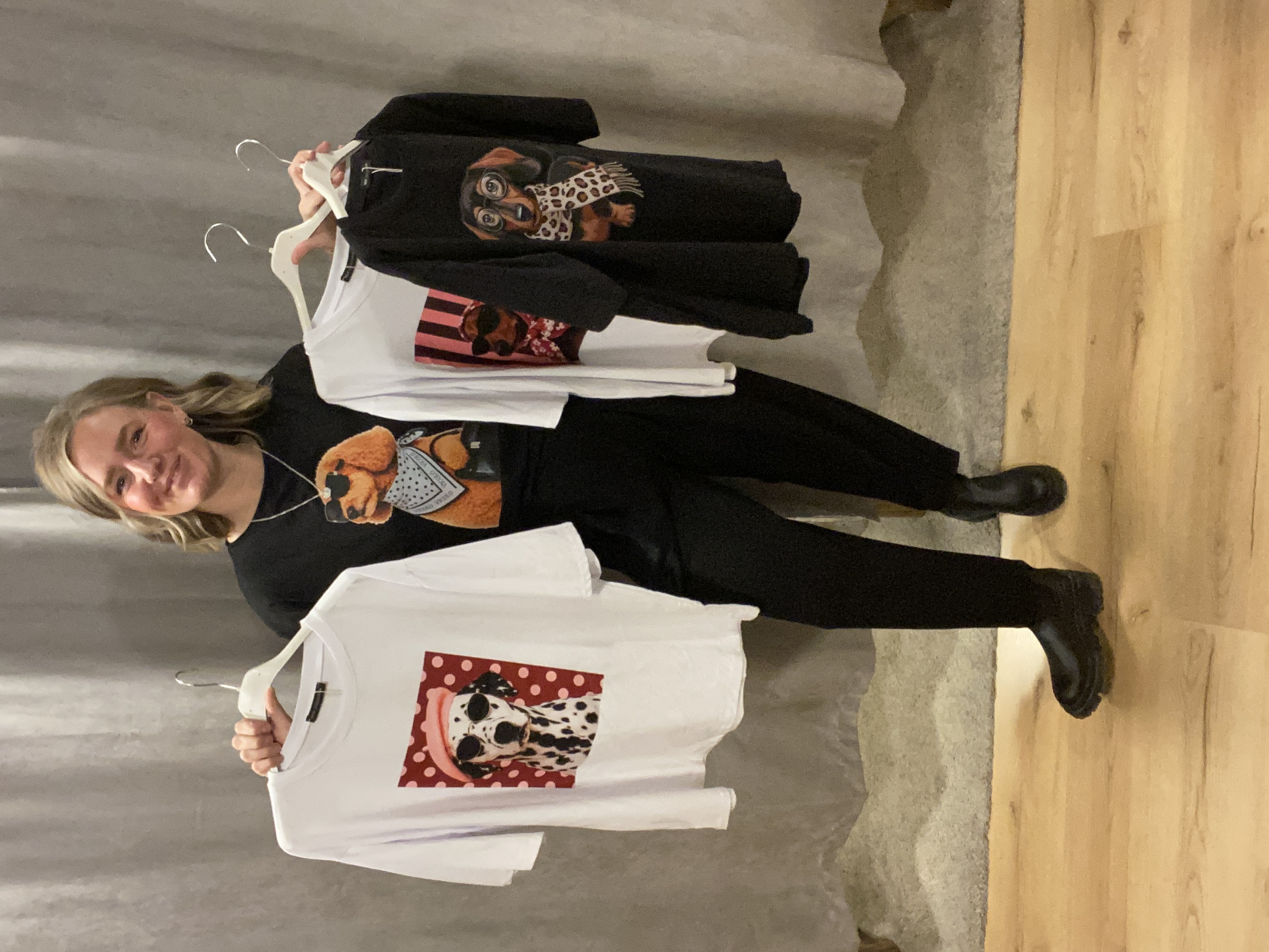 T-shirt med tax-svart - 2