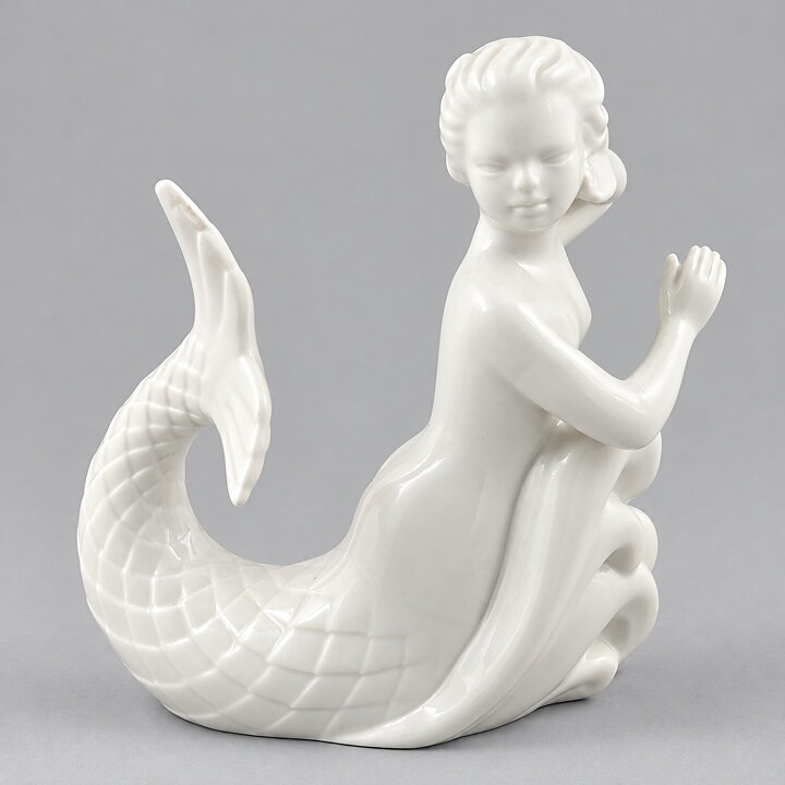 Harald Salomon (1943) Mermaid with Classicist Expression 13 cm  [Sample Images]