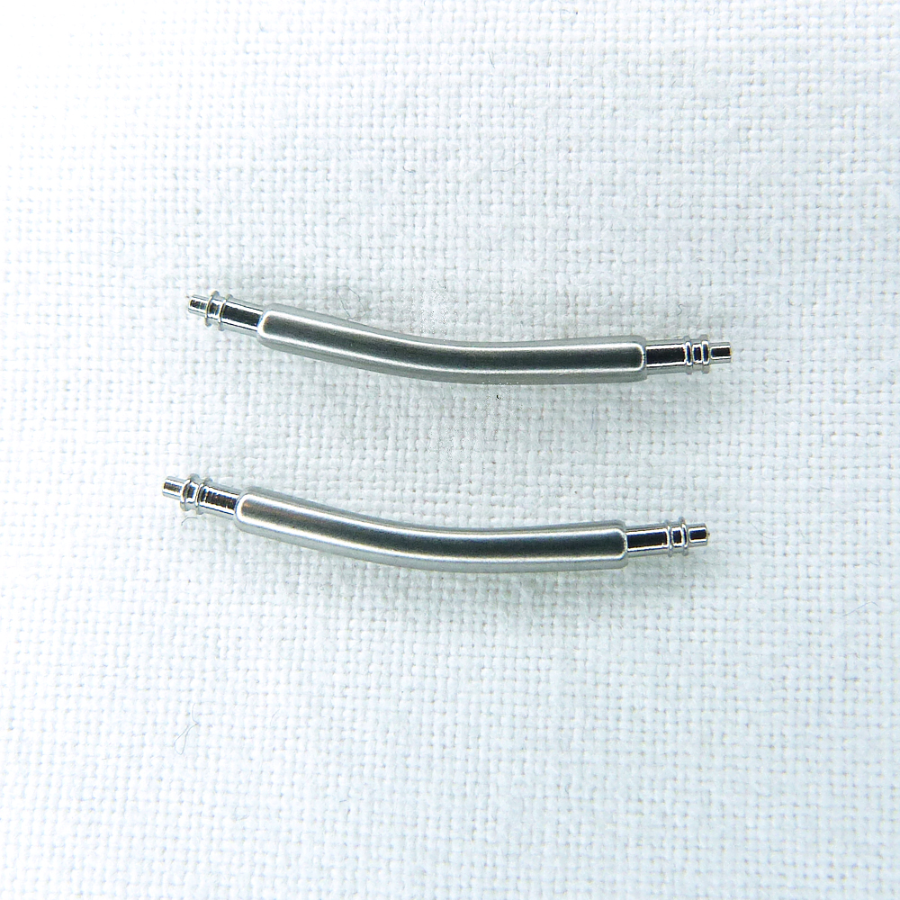 Bandstift böjda, 18 mm x 1.8 mm. 2-pack (1 par)