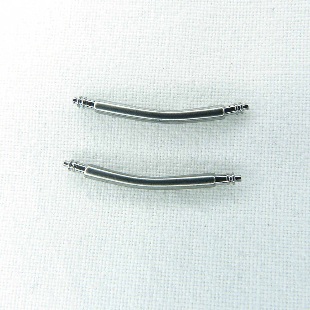 Bandstift böjda, 19 mm x 1.8 mm. 2-pack (1 par)