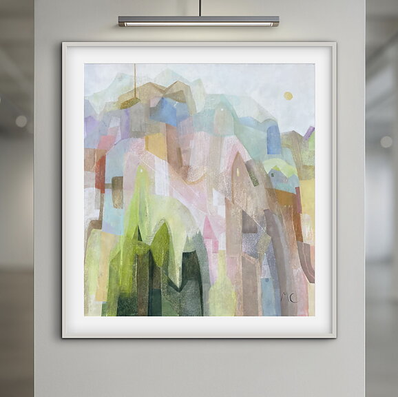 ”Paris in spring ”. AKRYLTAVLA MÅLAD AV MARIA C BERNHARDSSON / MC