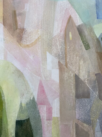 ”Paris in spring ”. AKRYLTAVLA MÅLAD AV MARIA C BERNHARDSSON / MC