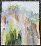”Paris in spring ”. AKRYLTAVLA MÅLAD AV MARIA C BERNHARDSSON / MC