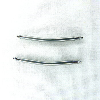 Bandstift böjda, 24 mm x 1.8 mm. 2-pack (1 par)