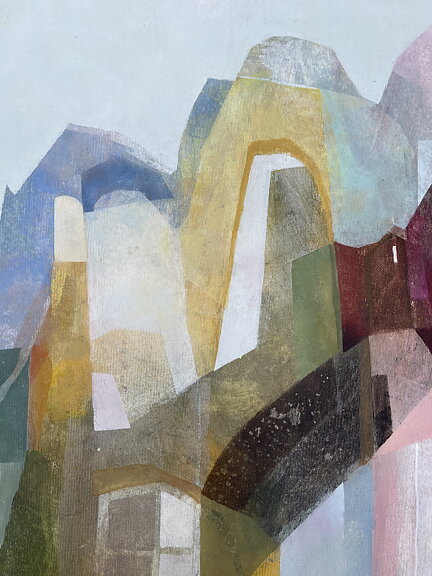 ”View from the park”. AKRYLTAVLA MÅLAD AV MARIA C BERNHARDSSON / MC