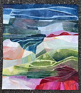 ”France by the sea”. AKRYLTAVLA MÅLAD AV MARIA C BERNHARDSSON / MC