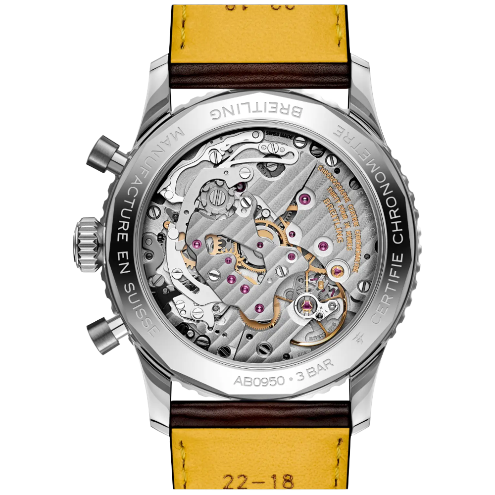 Breitling AB0950211B1X1 Navitimer B09 Chronograph 41 svart baksida