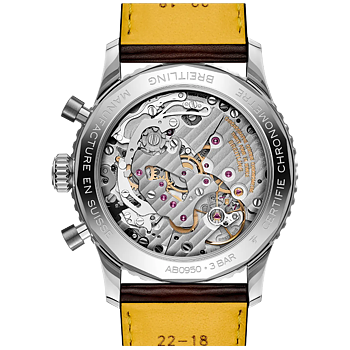 Breitling AB0950211B1X1 Navitimer B09 Chronograph 41 svart baksida