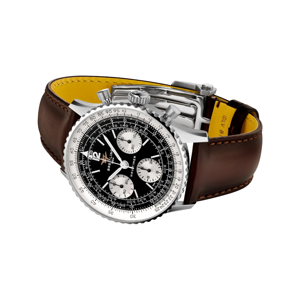 Breitling AB0950211B1X1 Navitimer B09 Chronograph 41 svart sida