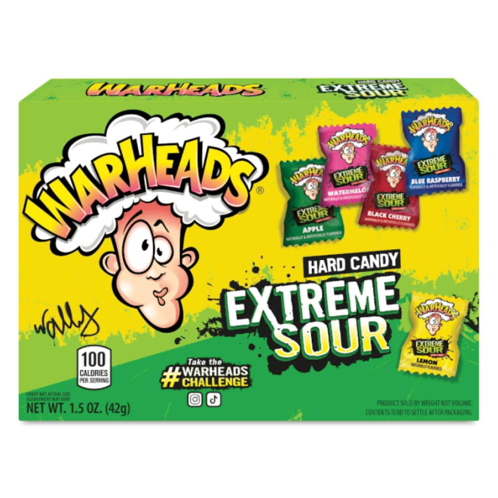 Warheads Extreme Sour Hard Candy 42 g – Theater Box