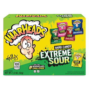 Warheads Extreme Sour Hard Candy 42 g – Theater Box
