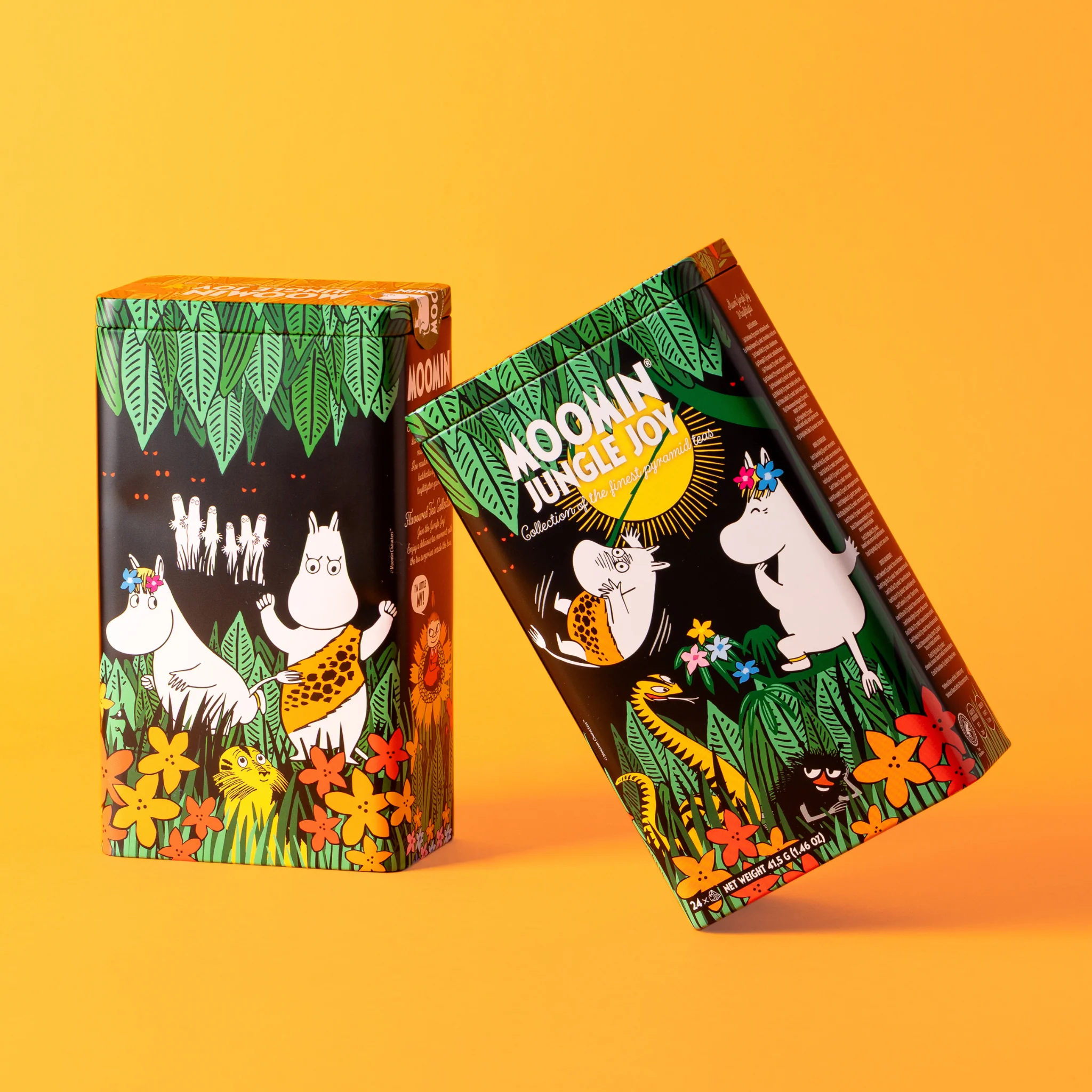 Moomin Tea Jungle Joy Tin – 24 Pyramid Tea Bags, 12 Flavours - 4