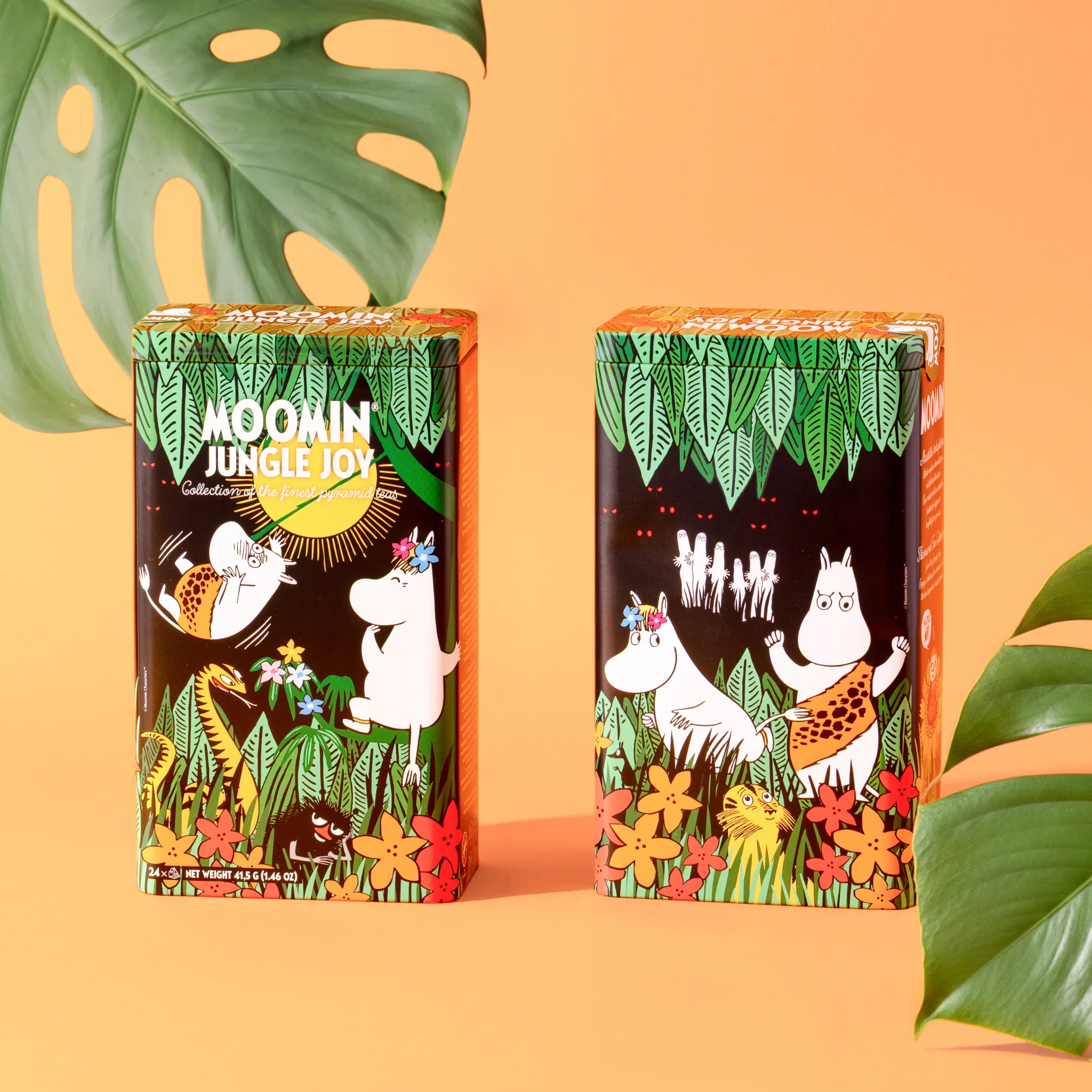 Moomin Tea Jungle Joy Tin – 24 Pyramid Tea Bags, 12 Flavours - 3
