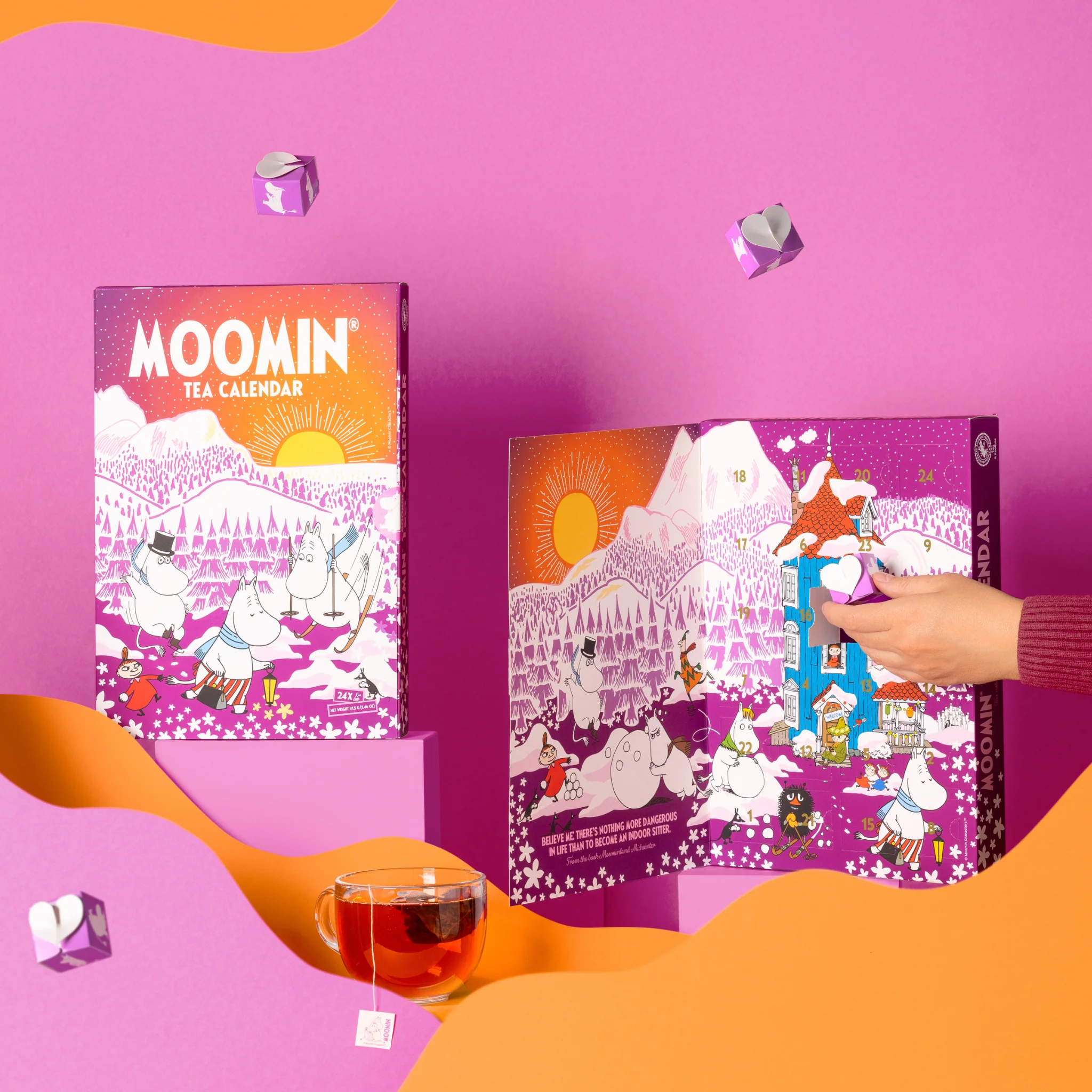 Moomin Tea Advent Calendar – 24 Doors, 12 Tea Flavours - 2