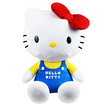 Gigantiskt Ultramjukt XXL Hello Kitty Mjukis Gosedjur 55 x 40 cm