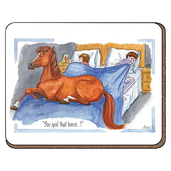 Glasunderlägg Alisons Animals Hästmotiv You Spoil That Horse 