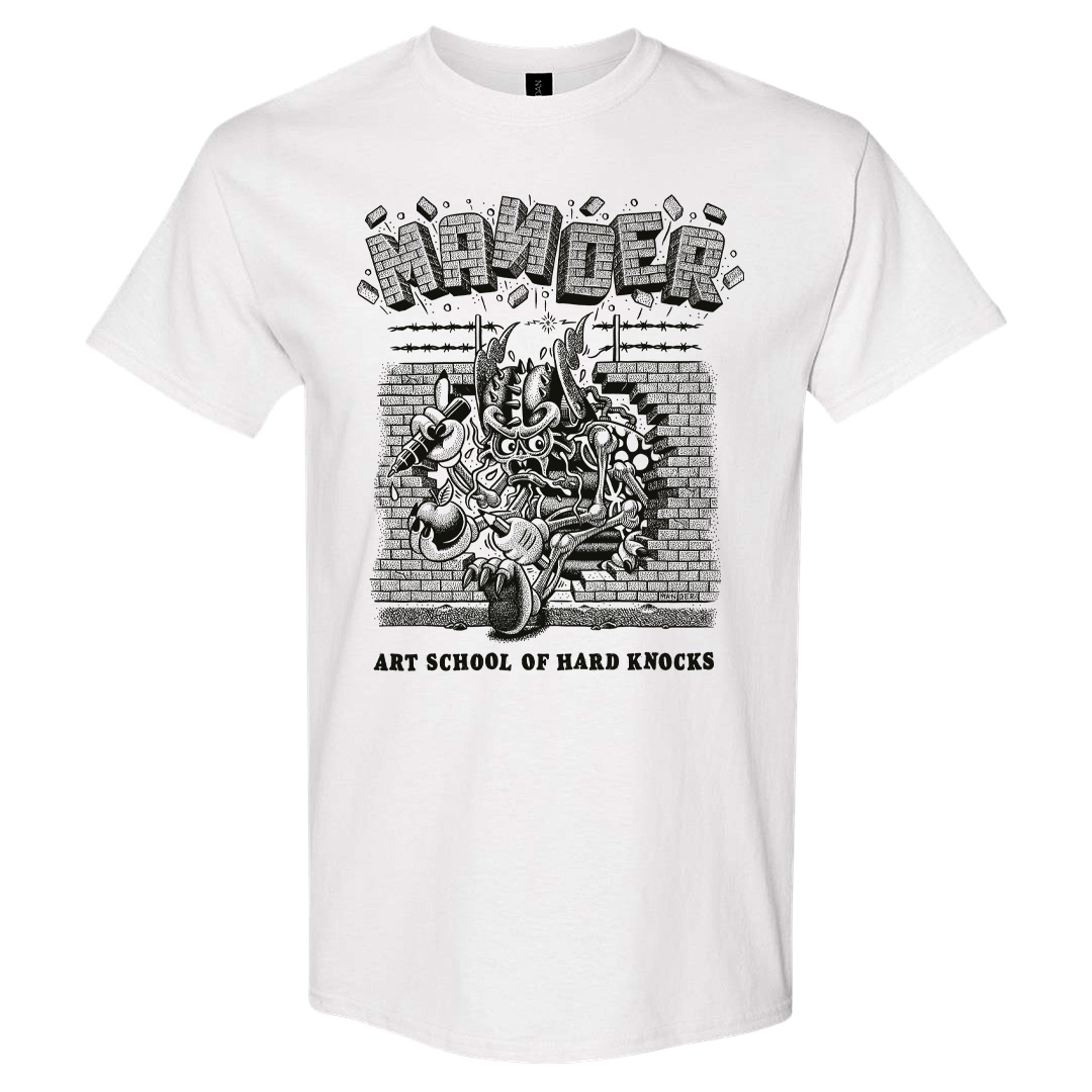 MANDER - Art School of Hard Knocks T-shirt